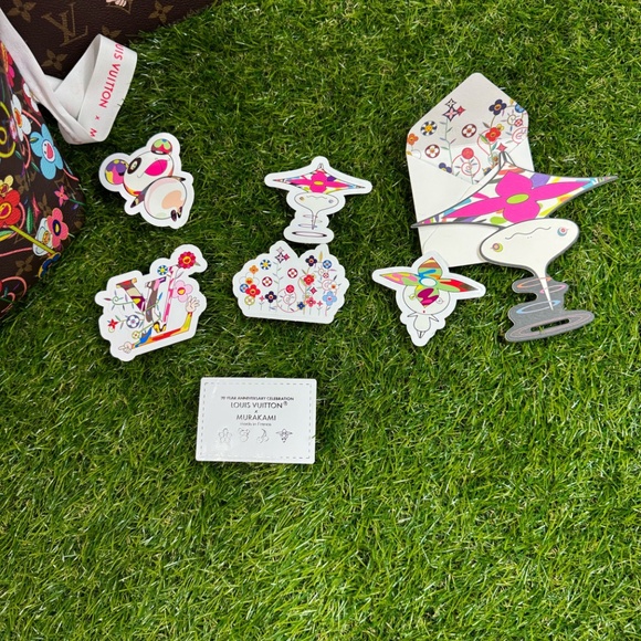 NWT Louis Vuitton x Murakami Flowers Monogram Neverfull MM Bag 2025 AUTHENTIC - Picture 15 of 15